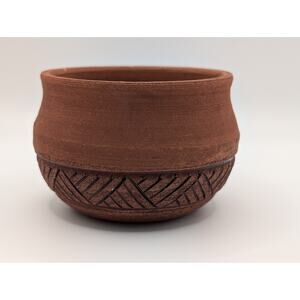 Handcrafted Canadian Pottery Bowl Signed Manik Picera Canada